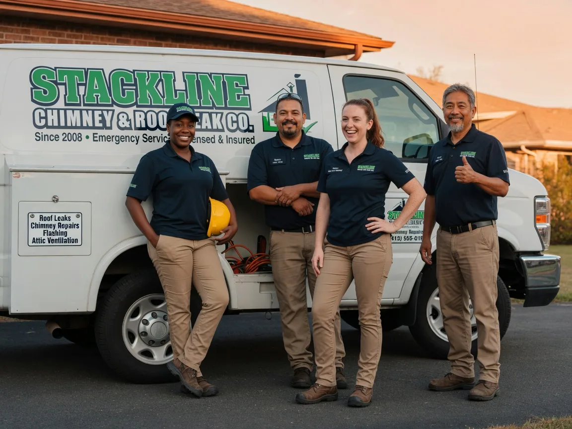 Chimney flashing repair company in Roseglen, ND